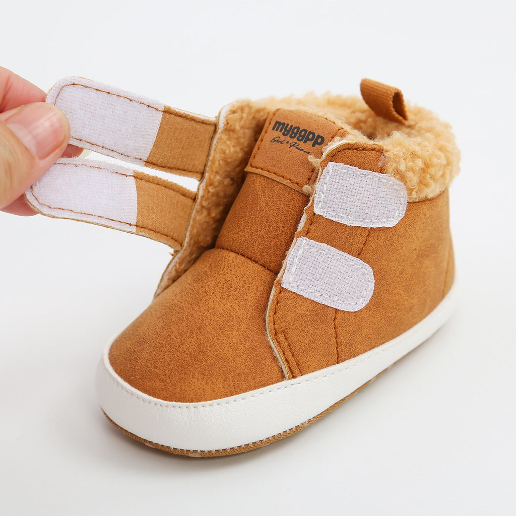 High-Top Cotton Baby Shoes