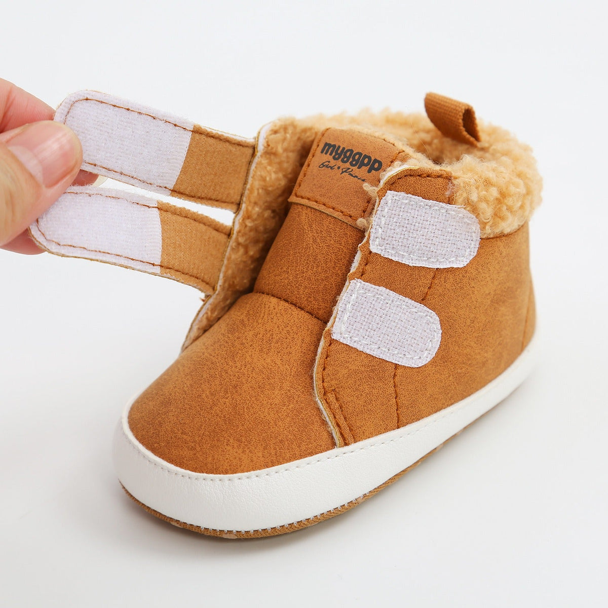 High-Top Cotton Baby Shoes