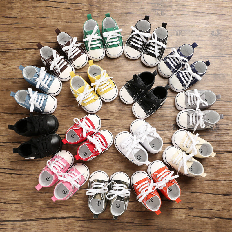 Baby Soft-Sole Canvas Shoes