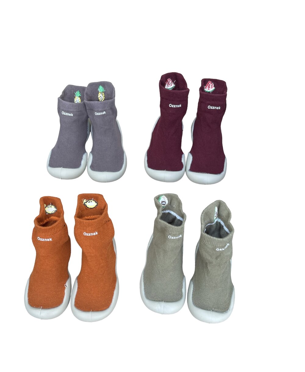 Fruity Organic Cotton Toddler Sock Shoes