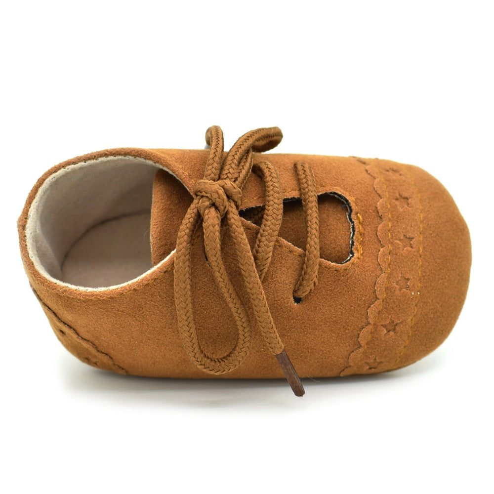 Baby Soft-Sole Lace-Up Shoes