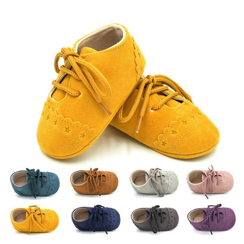 Baby Soft-Sole Lace-Up Shoes