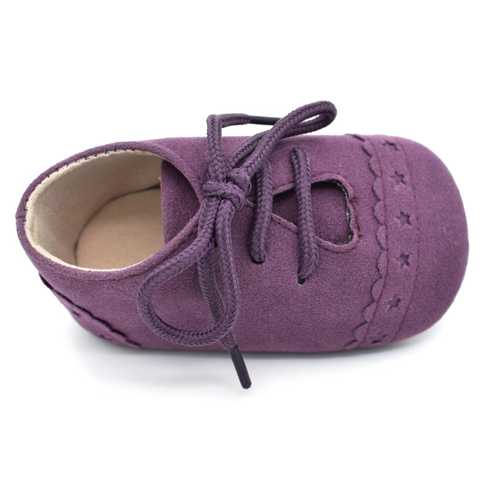Baby Soft-Sole Lace-Up Shoes