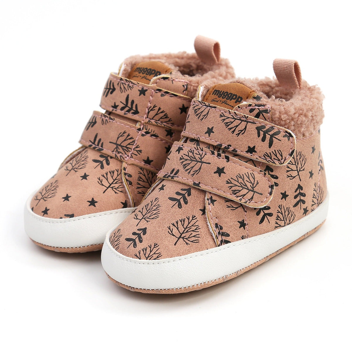 High-Top Cotton Baby Shoes