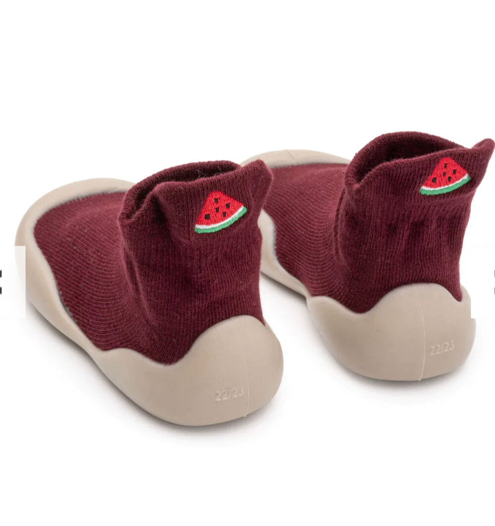 Fruity Organic Cotton Toddler Sock Shoes