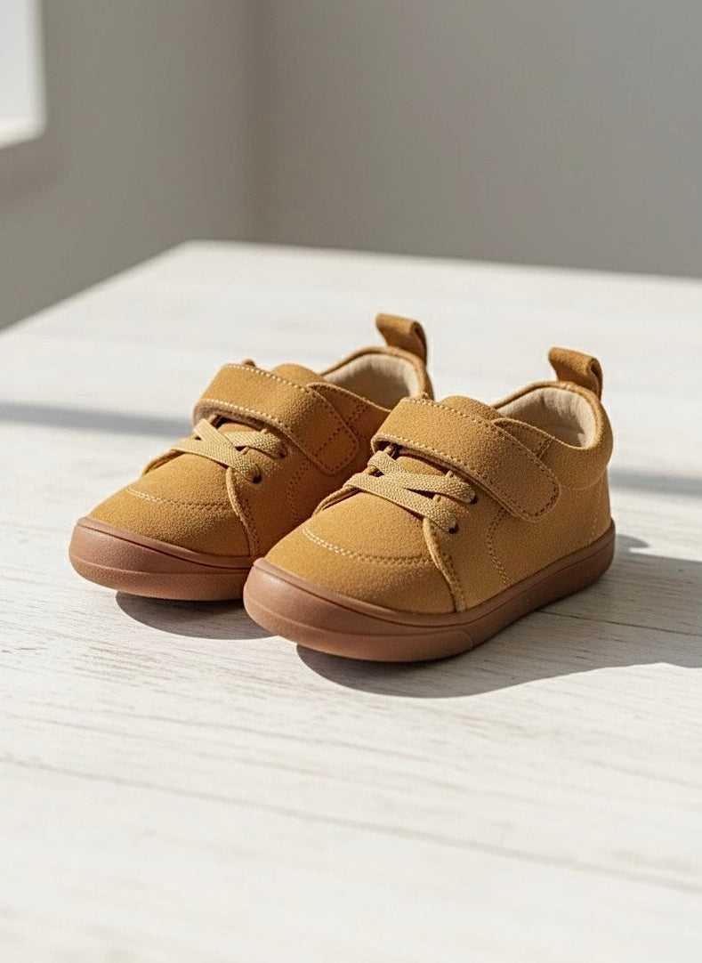 Sienna Kids’ Suede Barefoot Sneakers