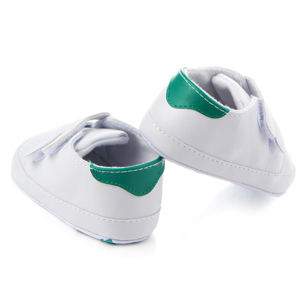 Baby Soft-Sole Sneakers – White