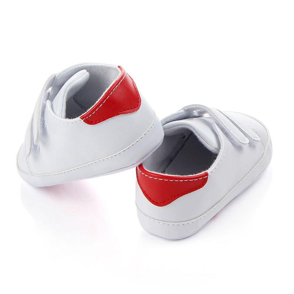 Baby Soft-Sole Sneakers – White