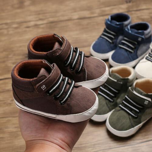 Baby Soft-Sole Lace-Up Ankle Boots