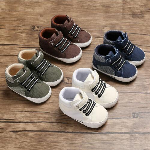 Baby Soft-Sole Lace-Up Ankle Boots