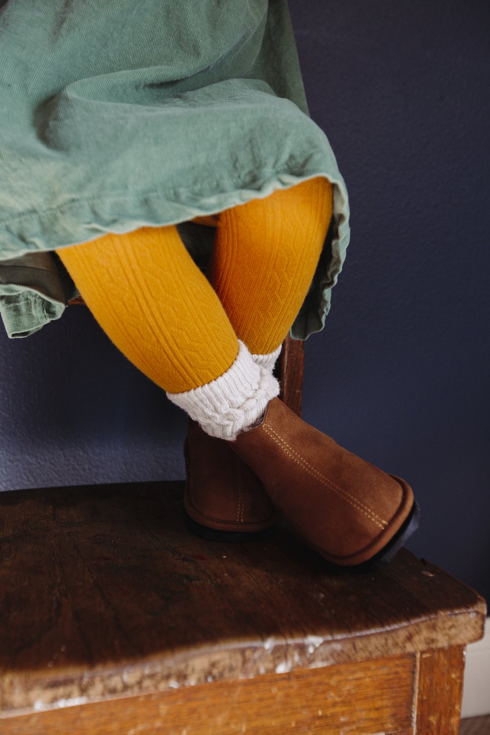 Kids’ Brown Slip-On Chelsea Boots