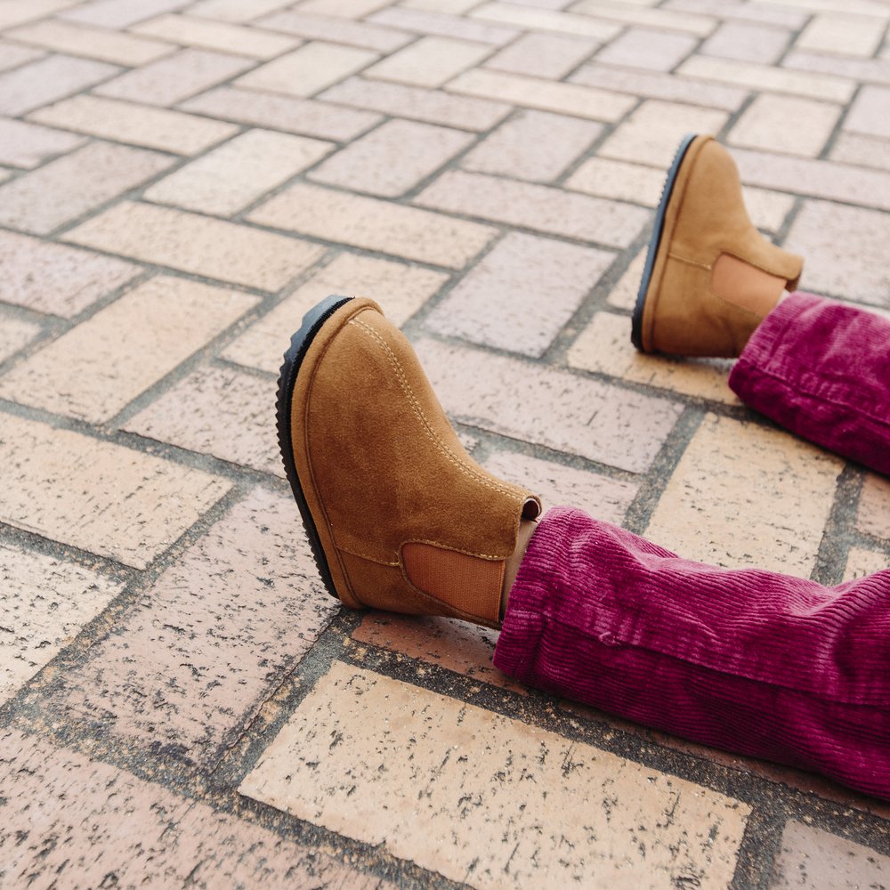 Kids’ Brown Slip-On Chelsea Boots