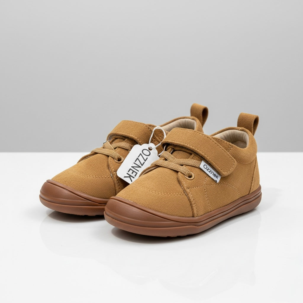 Sienna Kids’ Suede Barefoot Sneakers