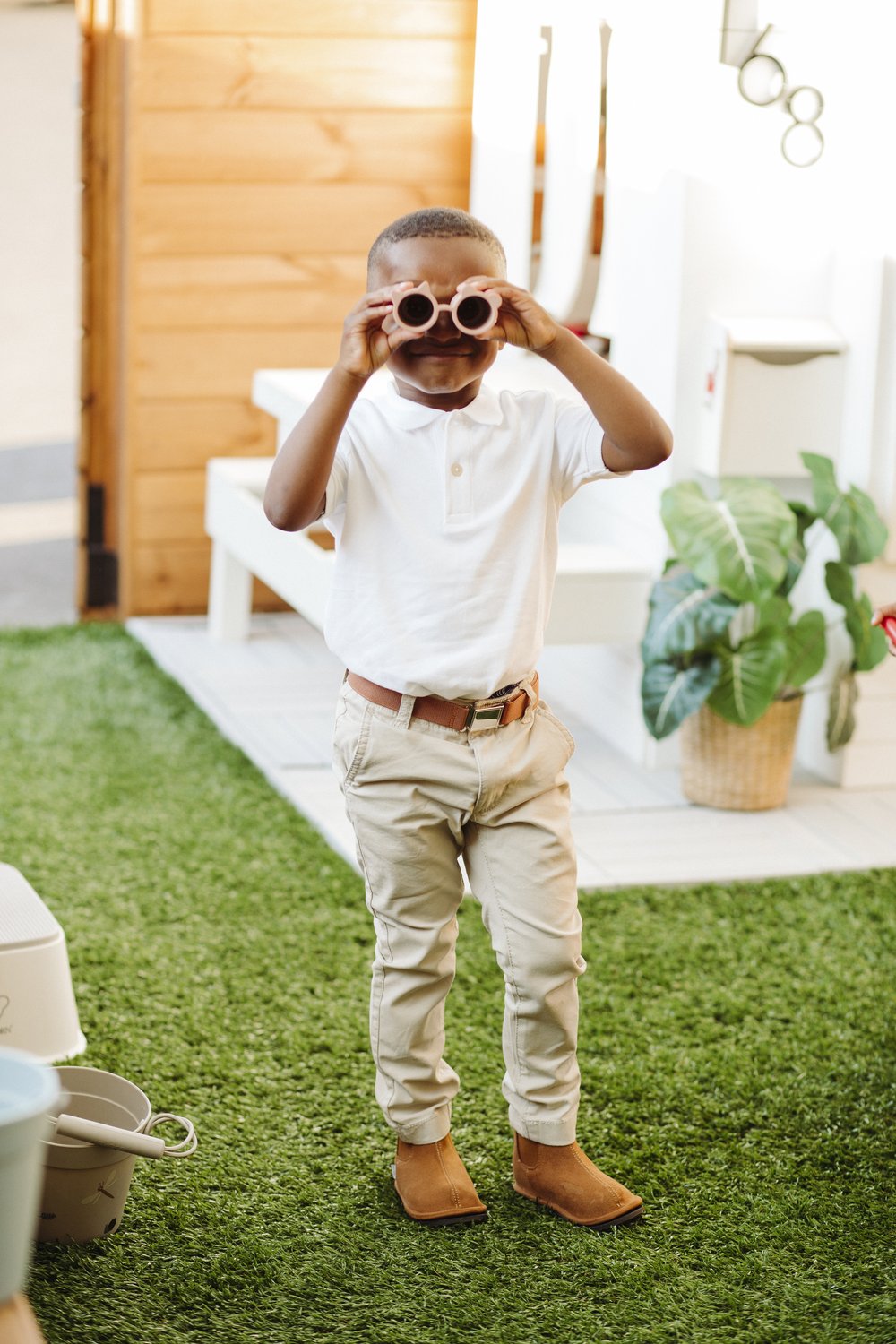 Kids’ Brown Slip-On Chelsea Boots