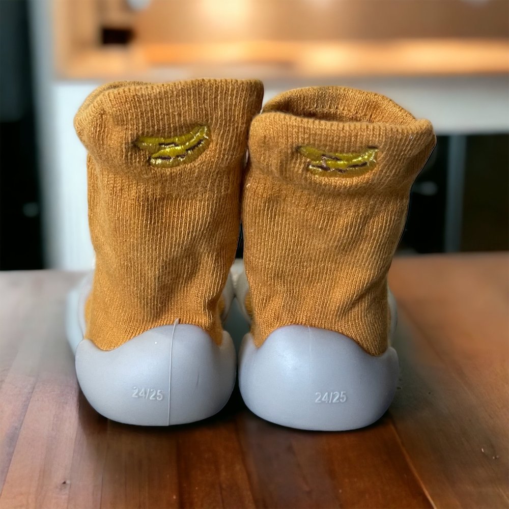 Fruity Organic Cotton Toddler Sock Shoes