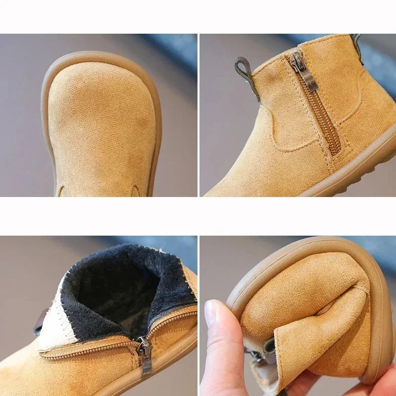 Baby & Toddler Plush-Lined Suede Ankle Boots