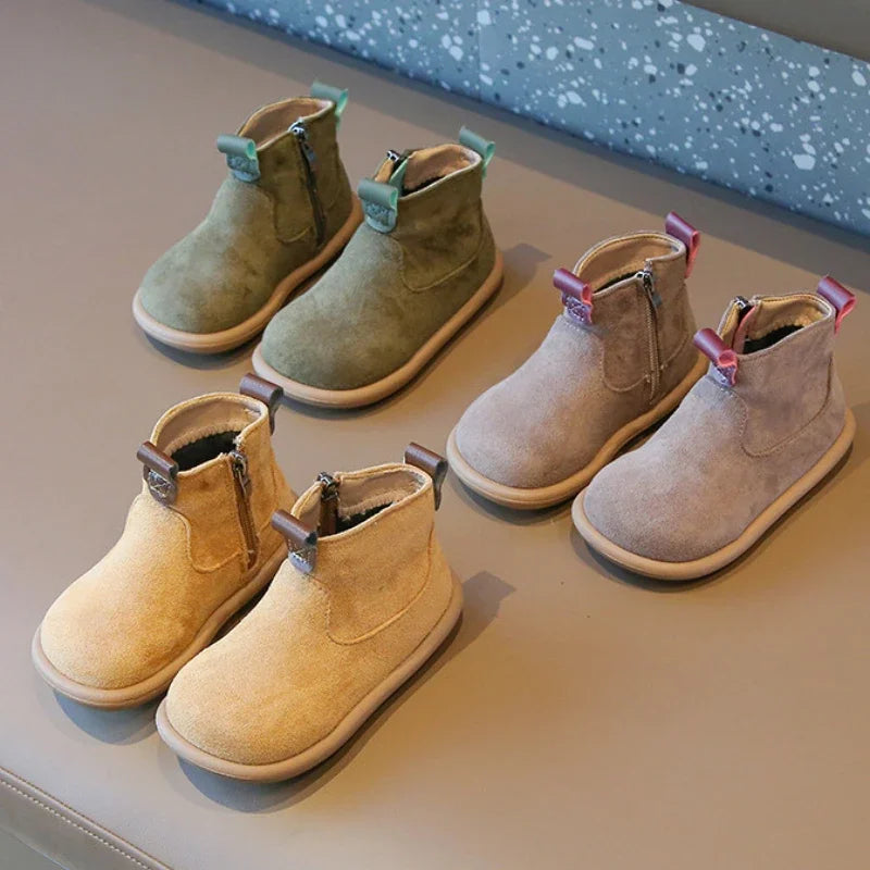 Baby & Toddler Plush-Lined Suede Ankle Boots