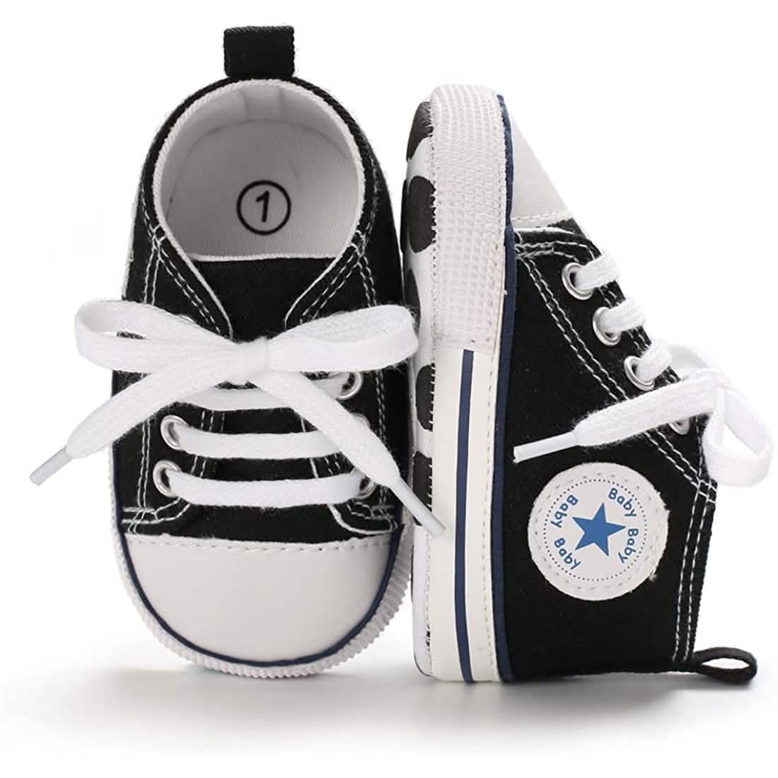 Baby Denim High-Top Sneakers