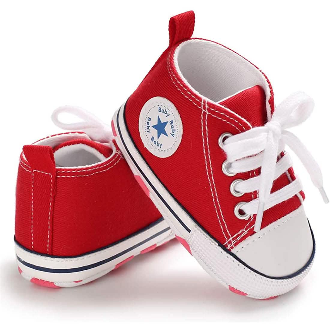 Baby Denim High-Top Sneakers