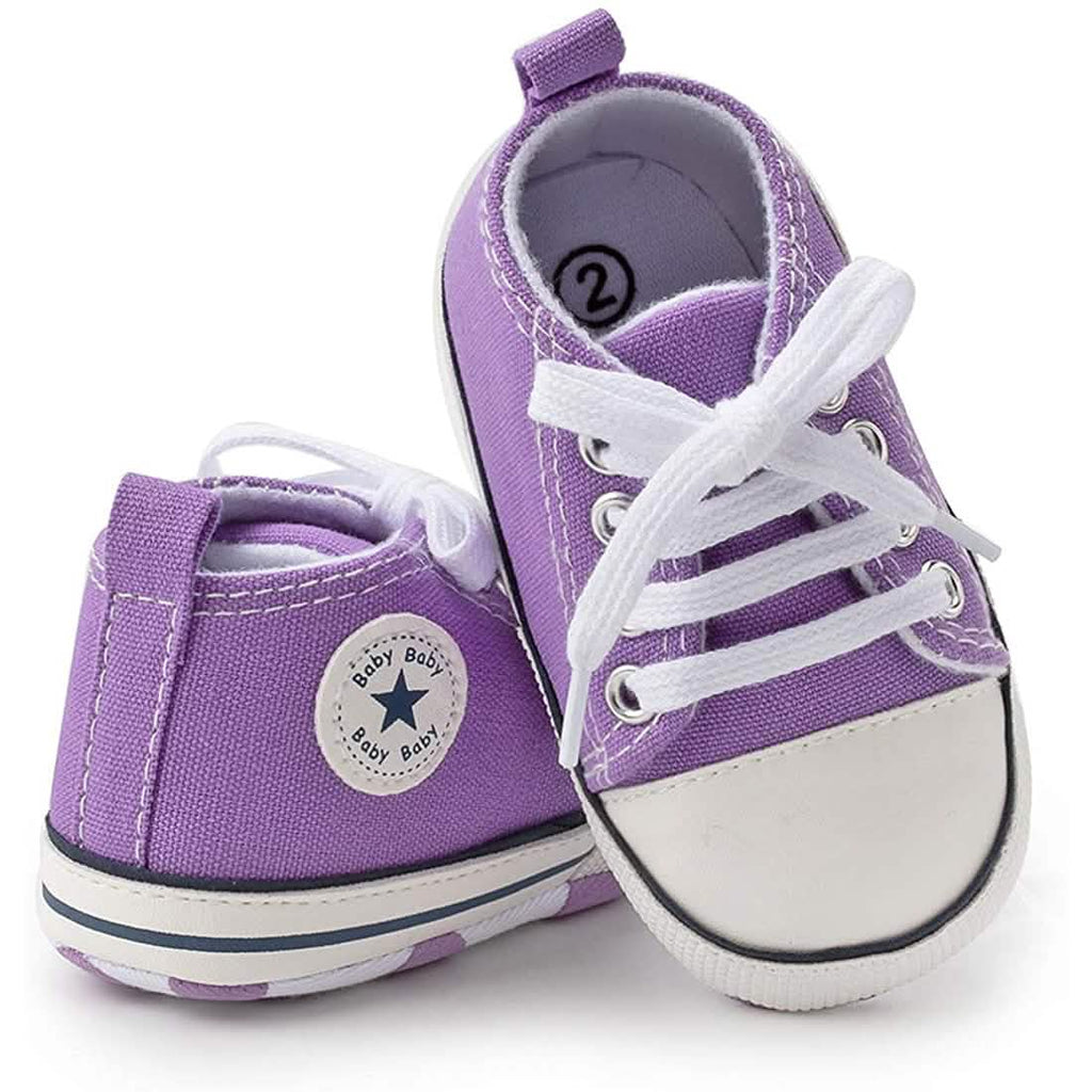 Baby Denim High-Top Sneakers