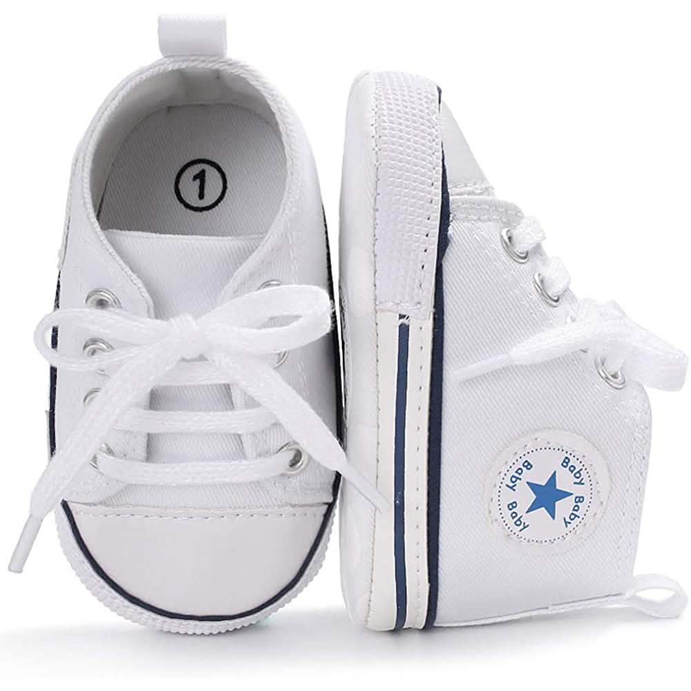 Baby Denim High-Top Sneakers