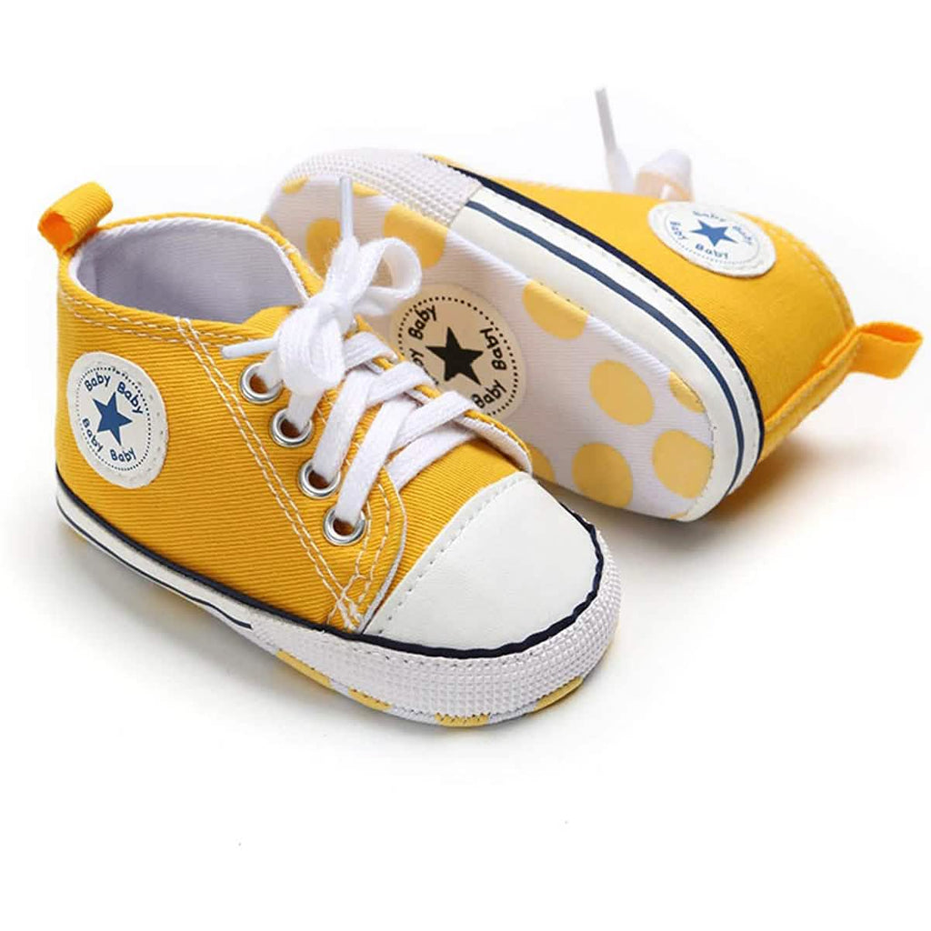 Baby Denim High-Top Sneakers