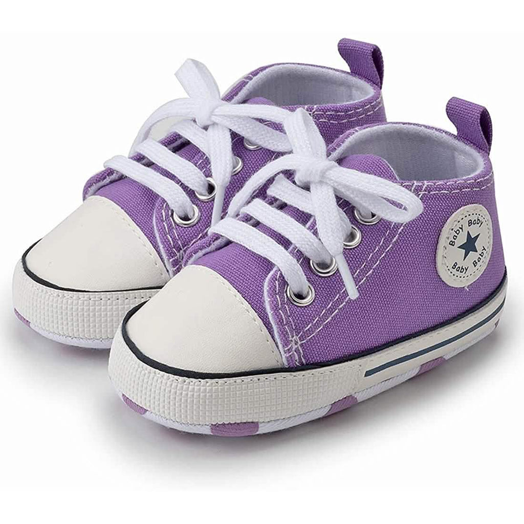 Baby Denim High-Top Sneakers