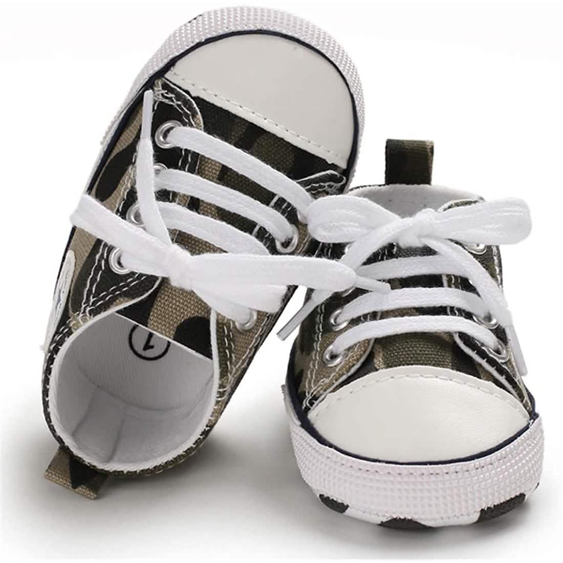 Baby Denim High-Top Sneakers
