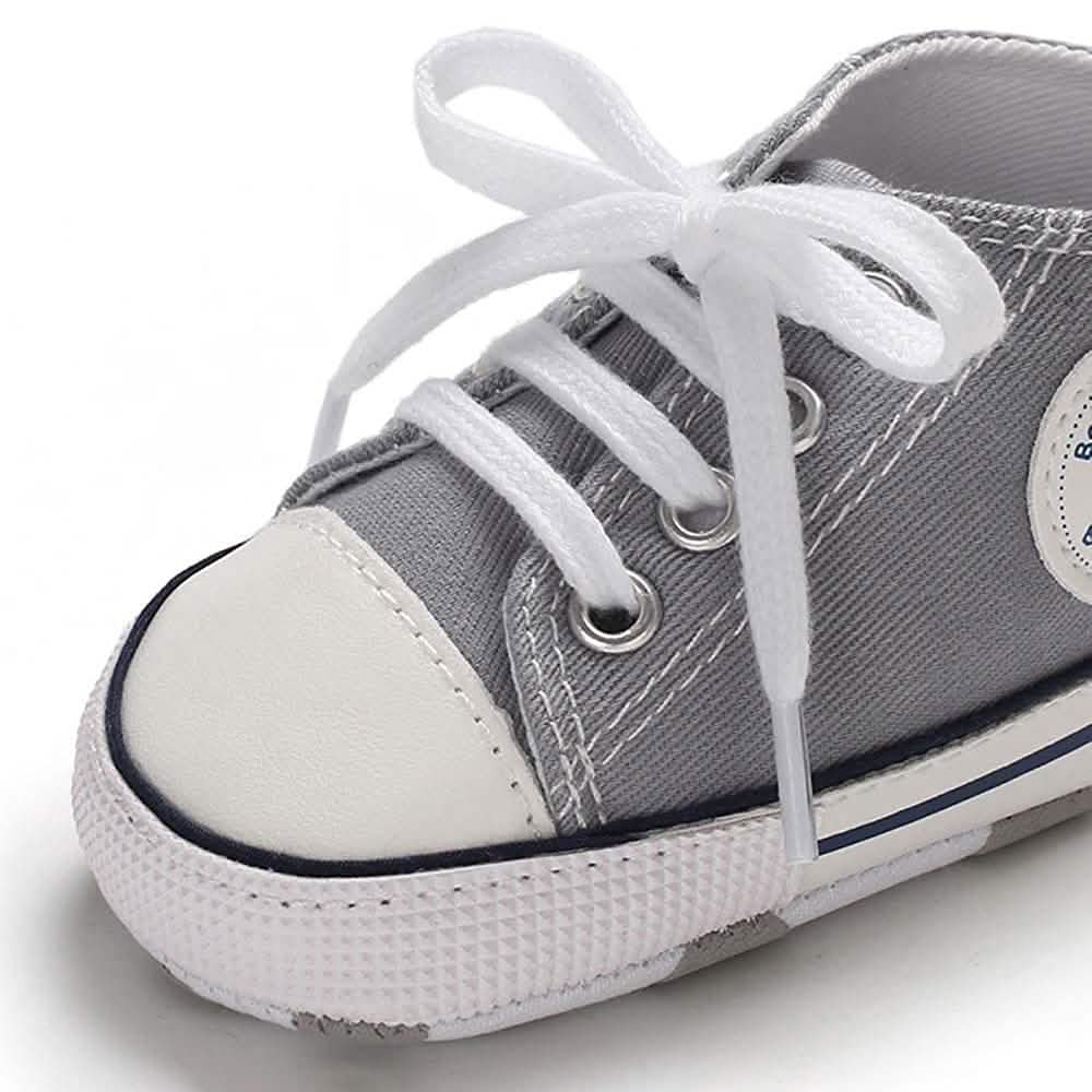Baby Denim High-Top Sneakers