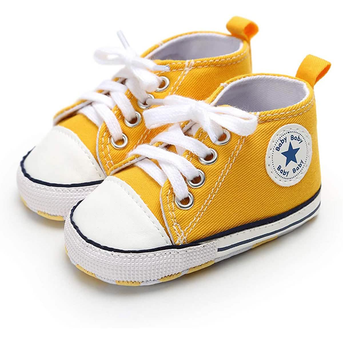 Baby Denim High-Top Sneakers