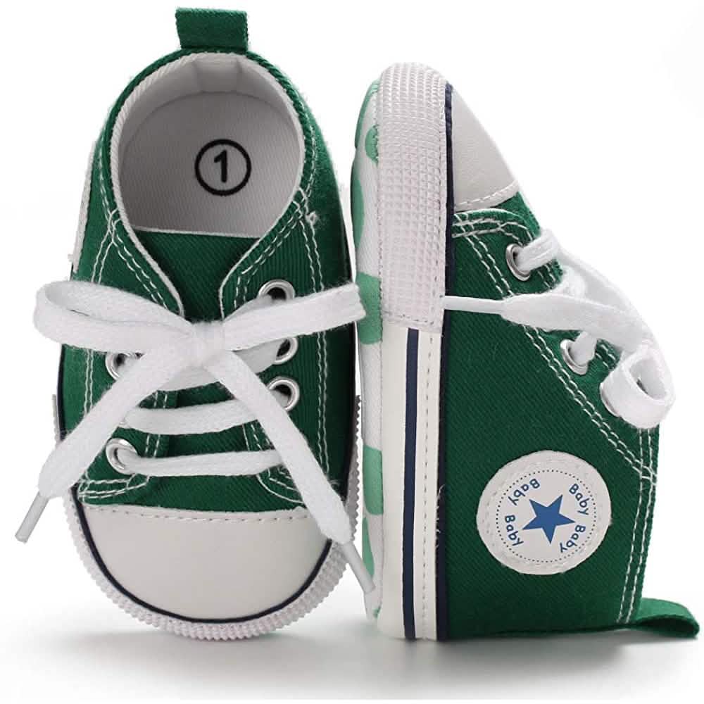 Baby Denim High-Top Sneakers