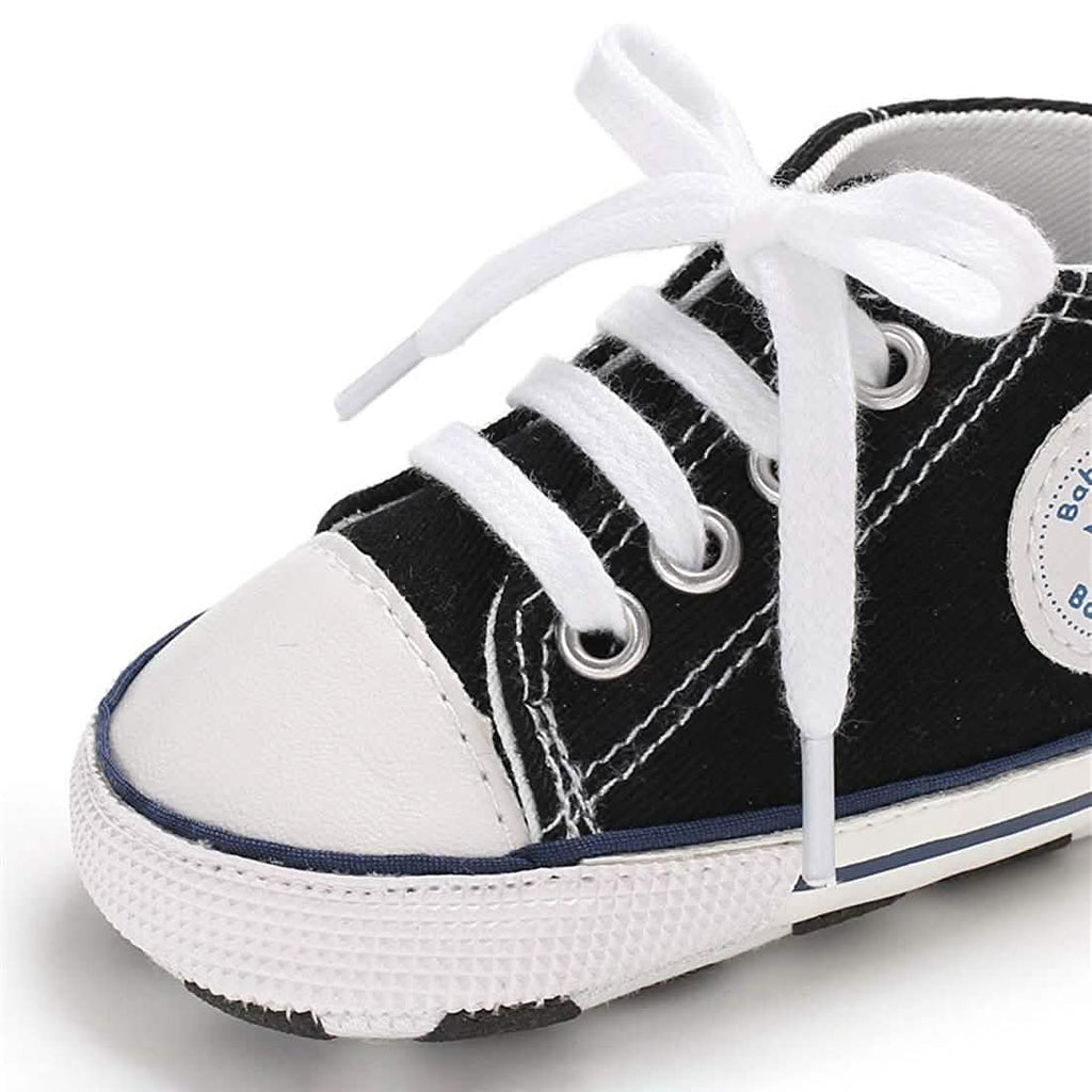 Baby Denim High-Top Sneakers