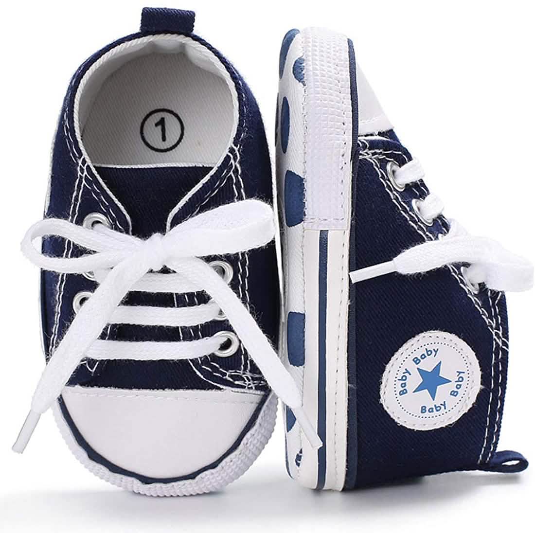 Baby Denim High-Top Sneakers
