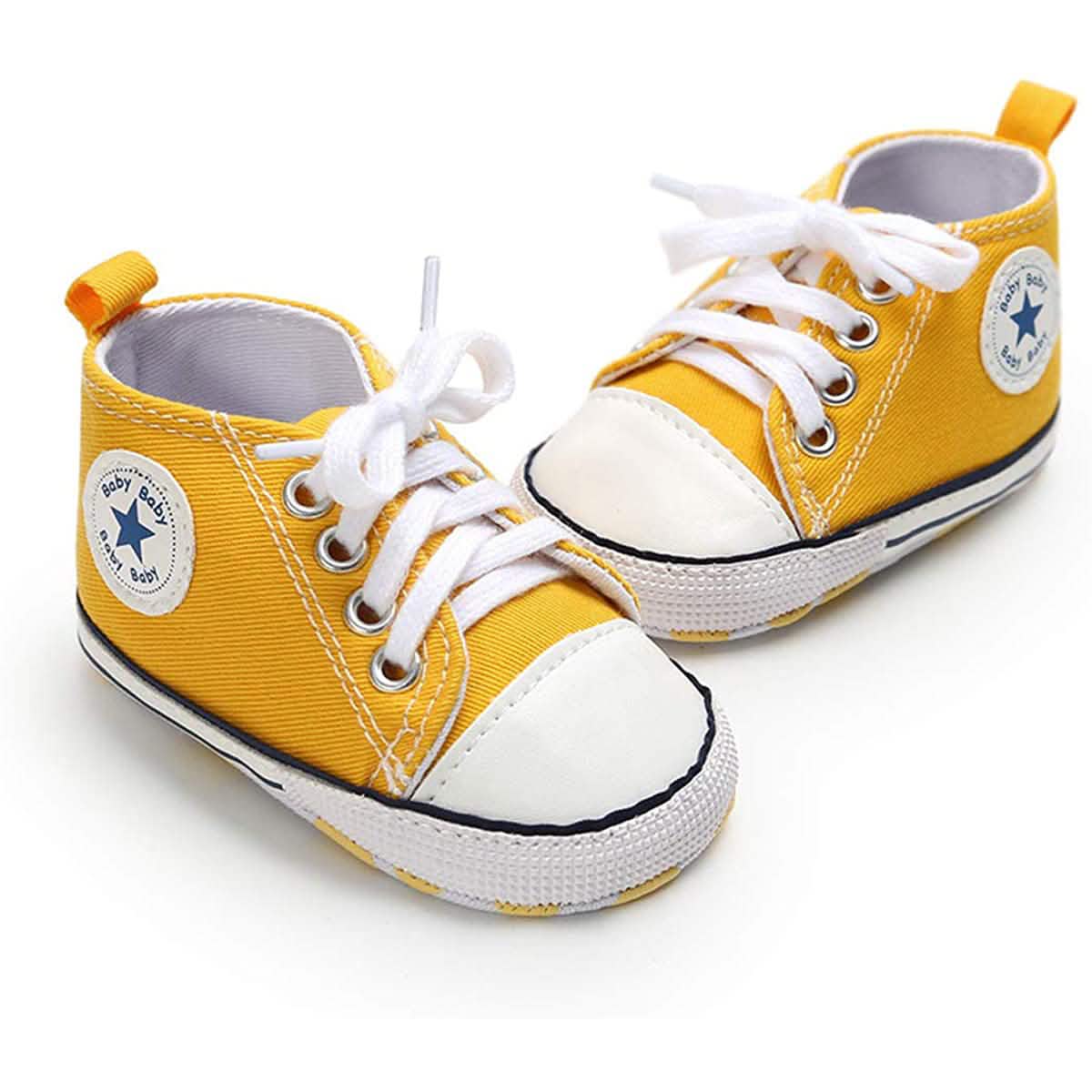 Baby Denim High-Top Sneakers