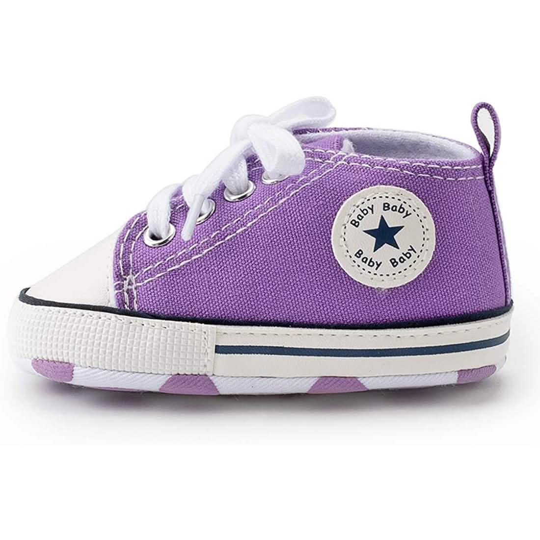 Baby Denim High-Top Sneakers