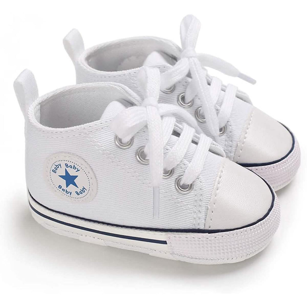 Baby Denim High-Top Sneakers