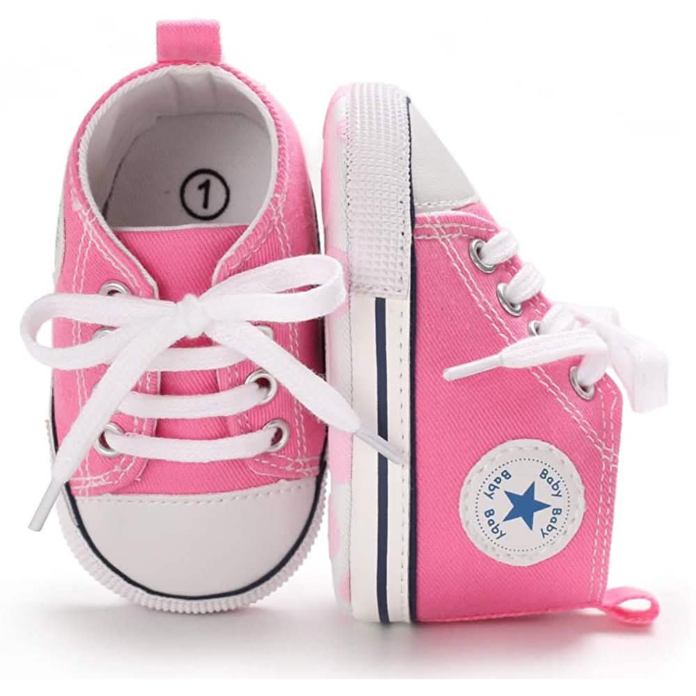 Baby Denim High-Top Sneakers