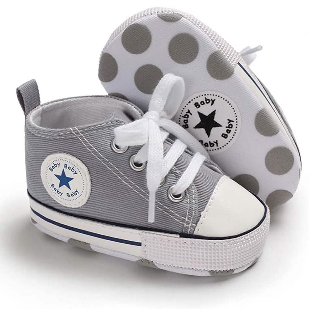 Baby Denim High-Top Sneakers