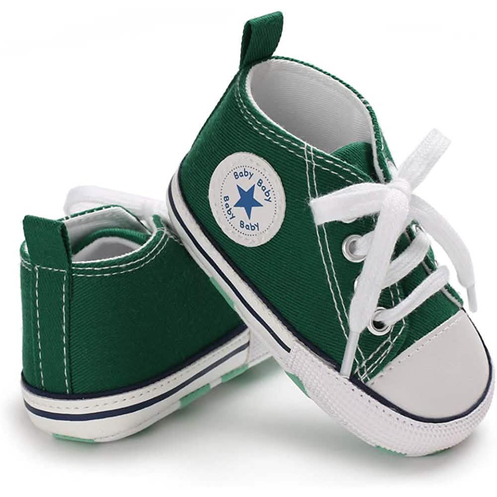 Baby Denim High-Top Sneakers