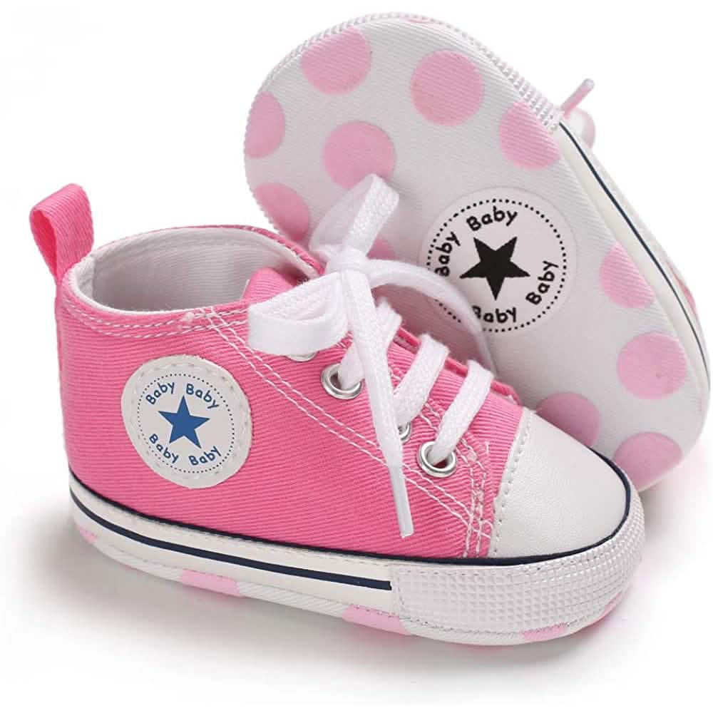 Baby Denim High-Top Sneakers