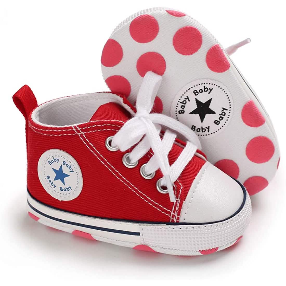 Baby Denim High-Top Sneakers