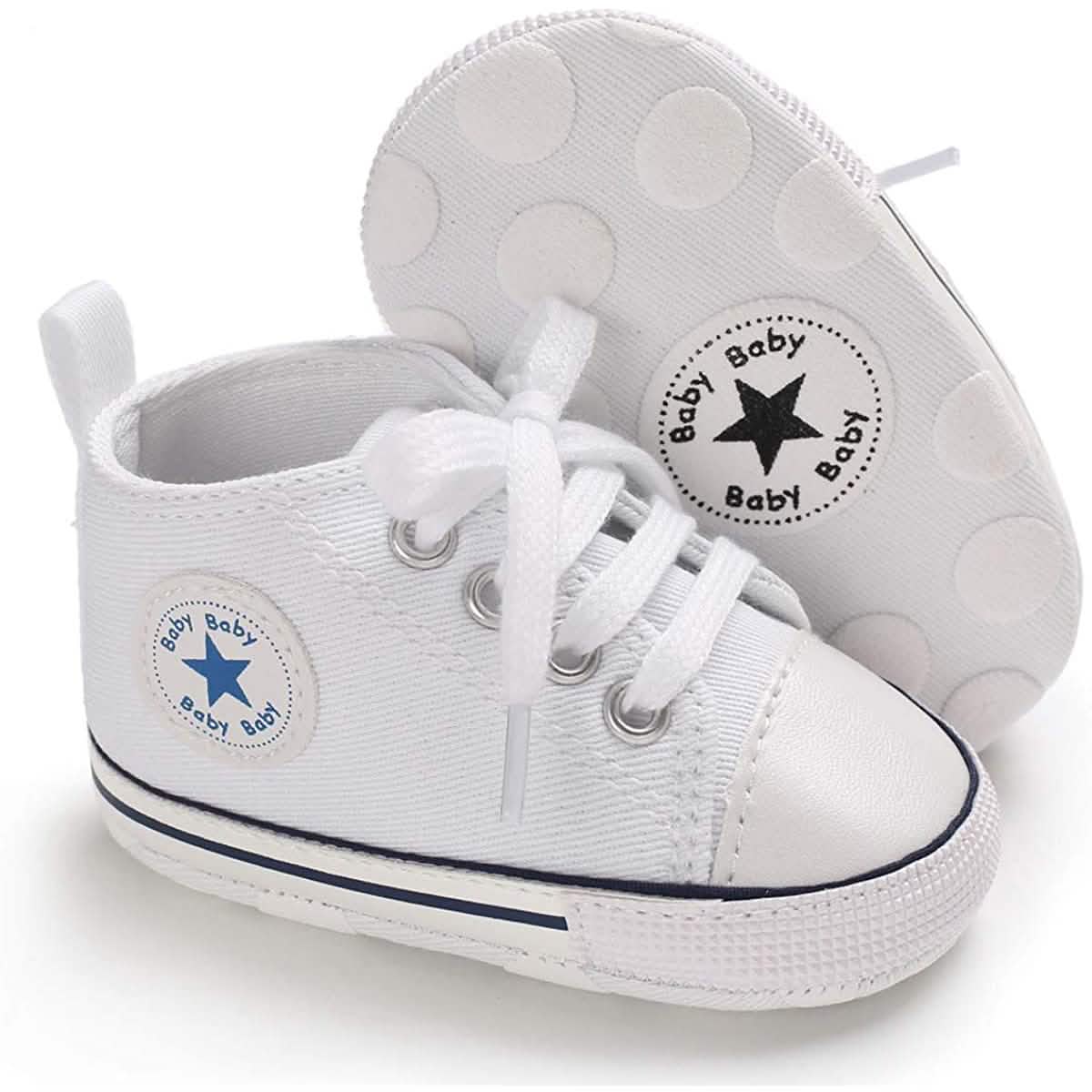 Baby Denim High-Top Sneakers