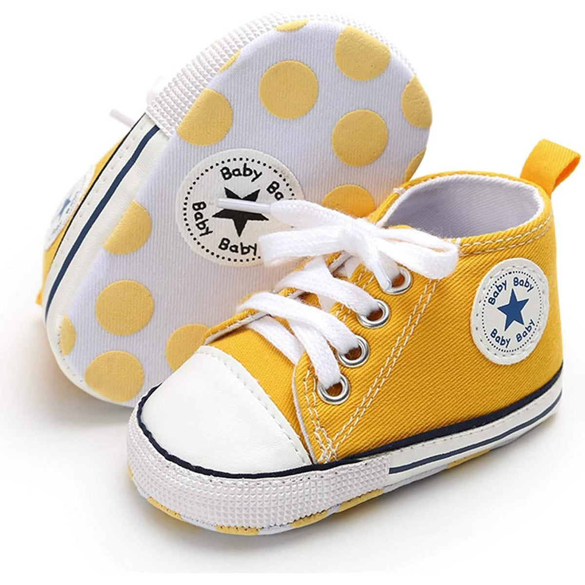 Baby Denim High-Top Sneakers